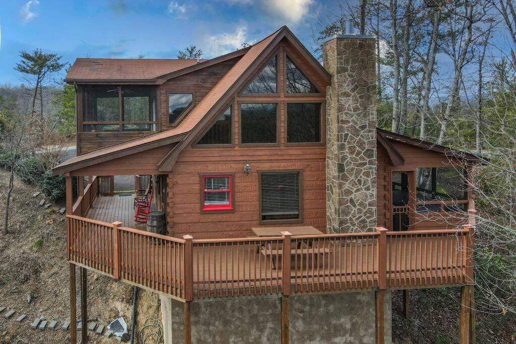 Over The Mountain - Smoky Mountain View Cabin Sevierville Exterior photo